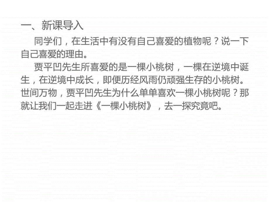 2017年人教版初中语文七年级下册18 一棵小桃树_图文.ppt_第5页