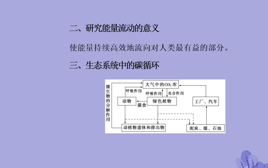 2017-2018高考生物专题十六生态系统及生态环境的保护考点2生态系统中物质循环和能量流动的基本规律及应用课件_第4页