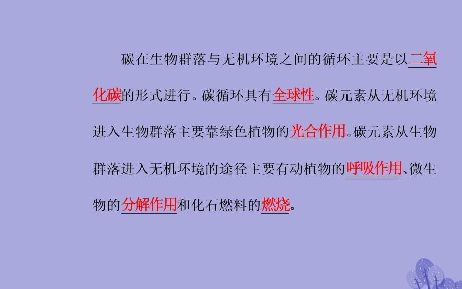 2017-2018高考生物专题十六生态系统及生态环境的保护考点2生态系统中物质循环和能量流动的基本规律及应用课件_第5页