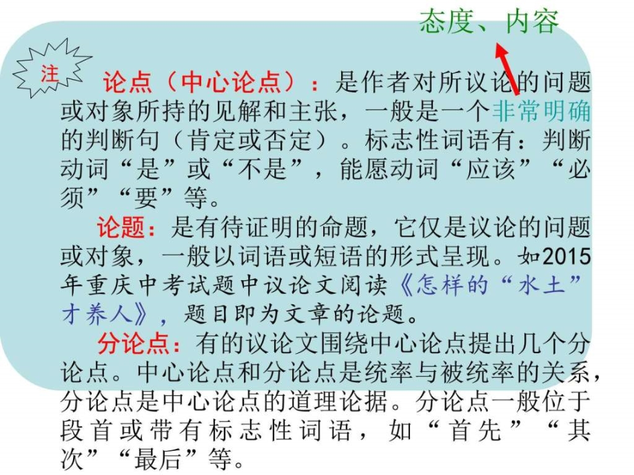 2016中考语文复习课件议论文专题共106张_第3页