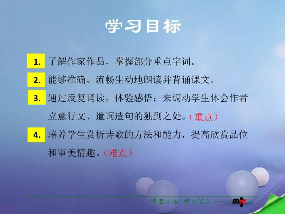 2016年秋季版七年级语文下册第5单元17诗词五首课件_图文.ppt_第4页