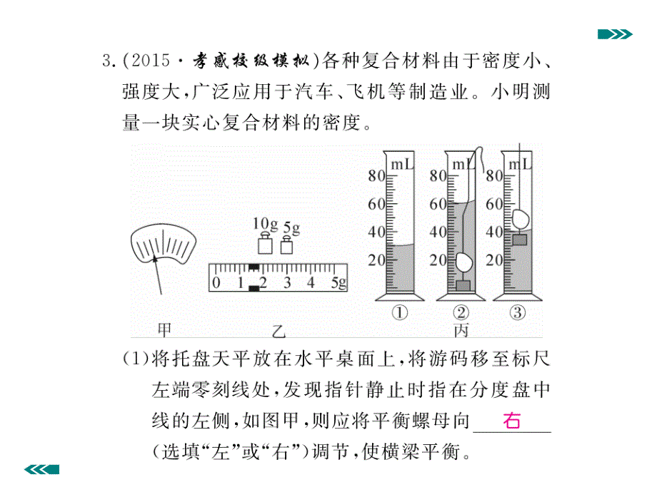 2016年沪科版八年级物理上册专题五  测量物质密度的特殊方法.ppt_第4页