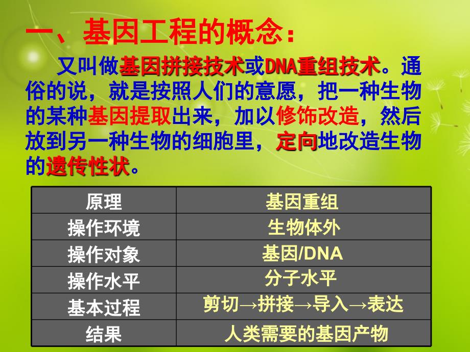 高中生物《第六章-第二节-基因工程及其应用》课件1-新人教版必修2_第3页