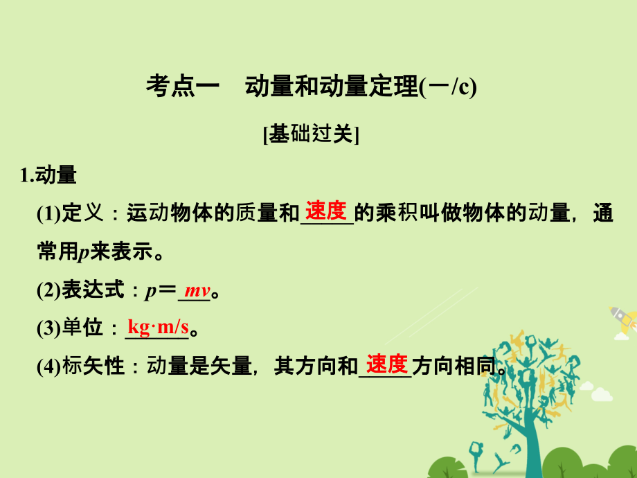 2018版高考物理总复习动量守恒定律波粒二象性原子结构与原子核第1课时动量定理动量守恒定律及其应用课件_第4页