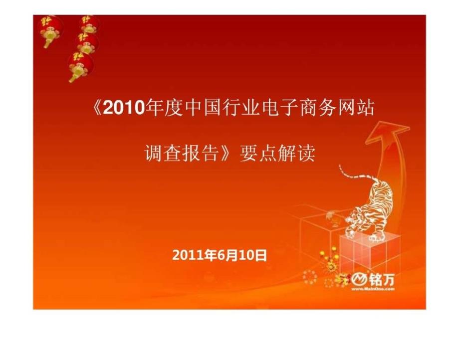 2017年度中国行业电子商务网站调查报告_第1页