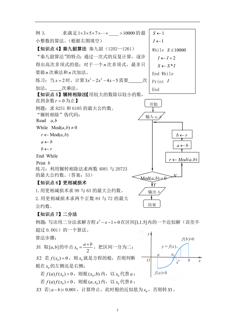 《高中数学》必会基础题型9—《算法》_第4页