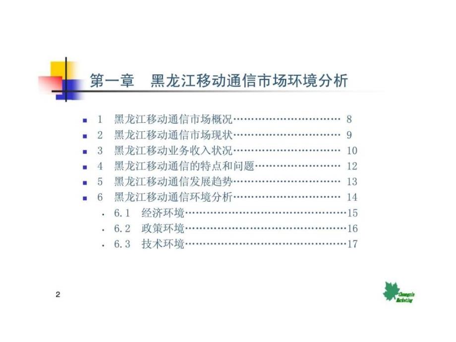 2017年中国联通黑龙江分公司经营分析报告_第2页