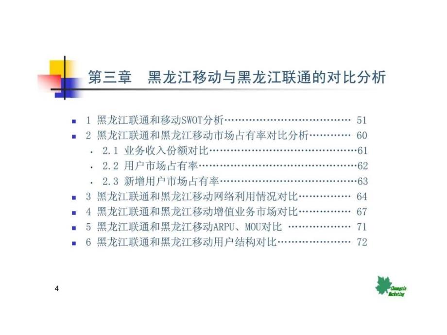 2017年中国联通黑龙江分公司经营分析报告_第4页