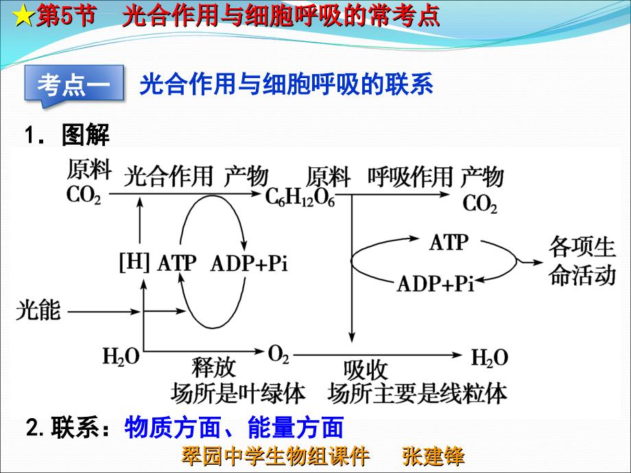 光合作用与细胞呼吸的常考点课件_第2页