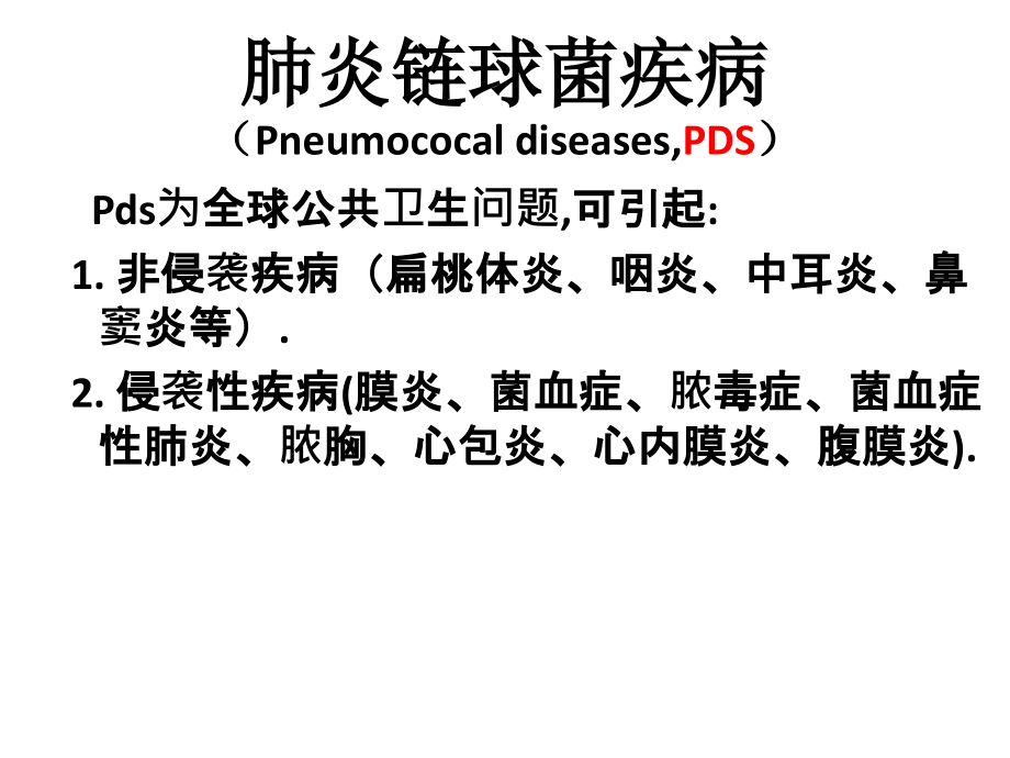 肺炎链球菌感染现状及研究热点课件_第3页