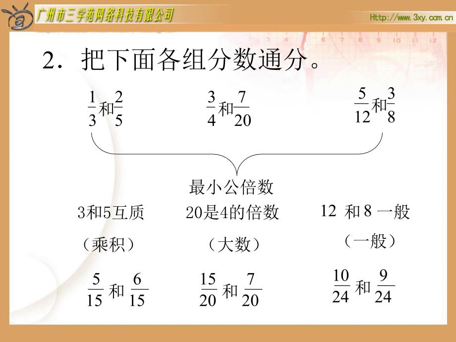 yreaaa新人教版五年级下册数学异分母分数加减法ppt.ppt_第3页