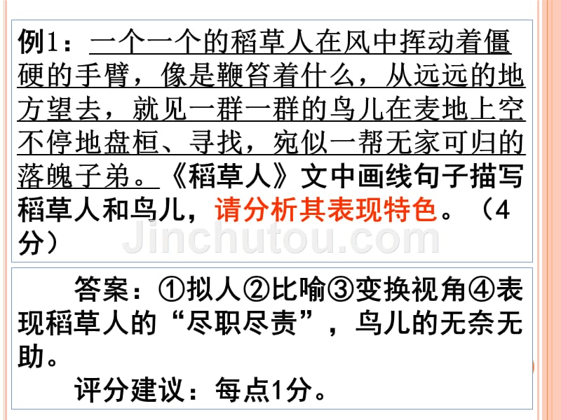 54级 散文阅读之表达特色与人称作用_第4页