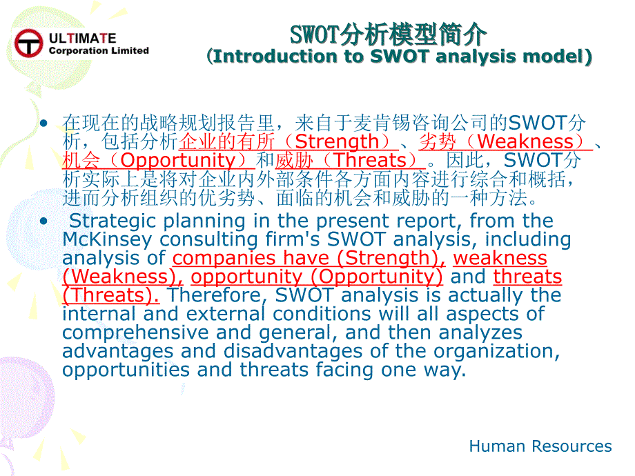 swot分析模型-中英文版_第4页