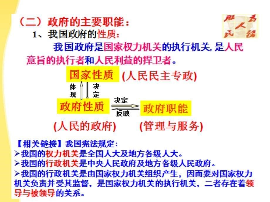 政治：2.3.1《政府的职能：管理与服务》幻灯片(新人教必修2)_第5页