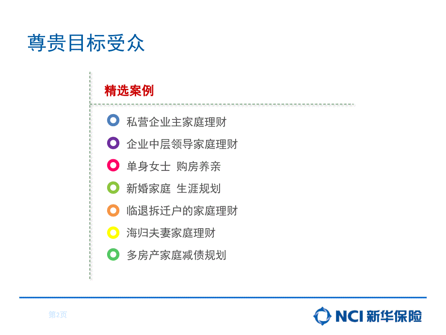 “尊贵一生”客户分析与案例分...课件_第2页