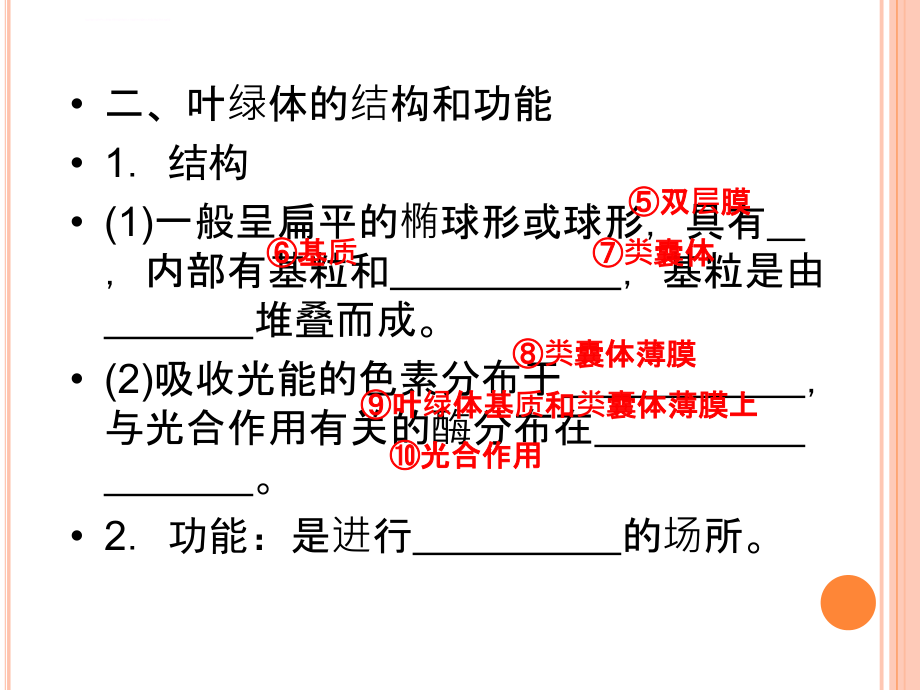 2011高考生物一轮复习幻灯片：必修一5-4能量之源光与光合作用_第4页