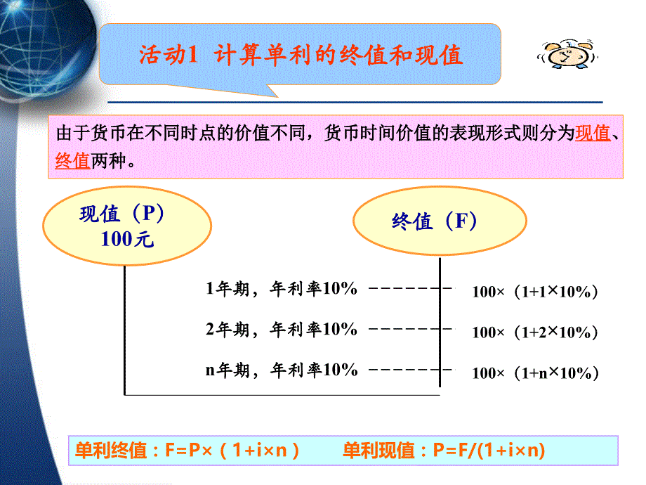 excel在财务的管理中的应用项目二货币时间价值计算授课_第4页