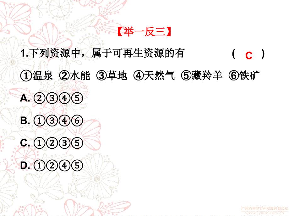 2017中考地理总复习幻灯片-中国地理(上)第三章-中国的自然资源_第3页