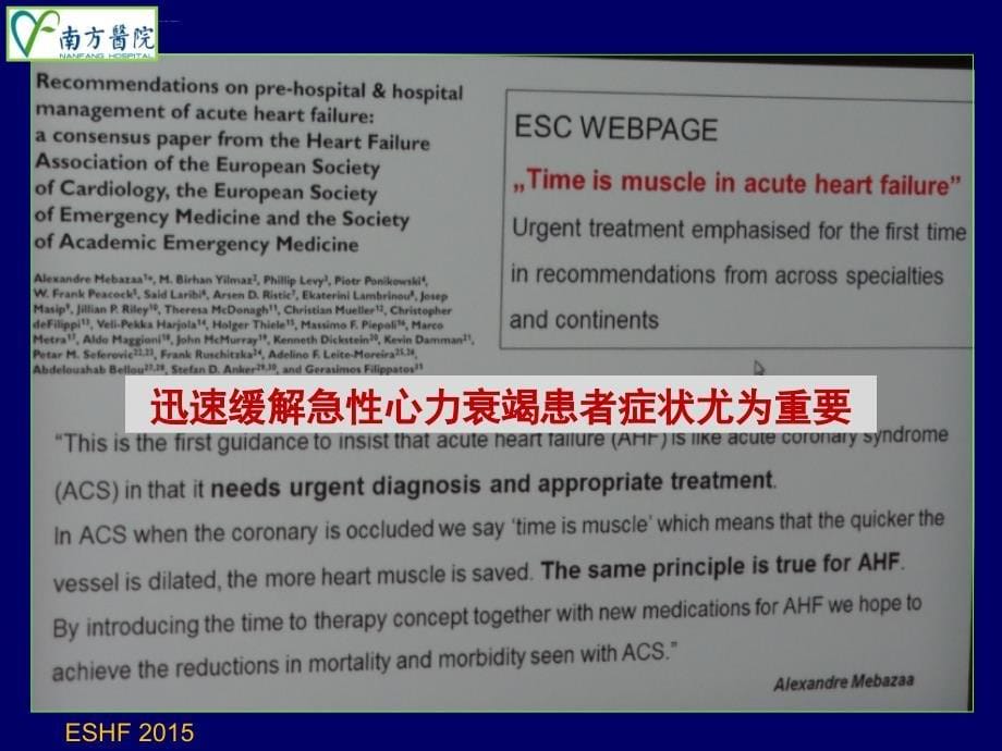 急性失代偿性心力衰竭的治疗选择-韶关课件_第5页