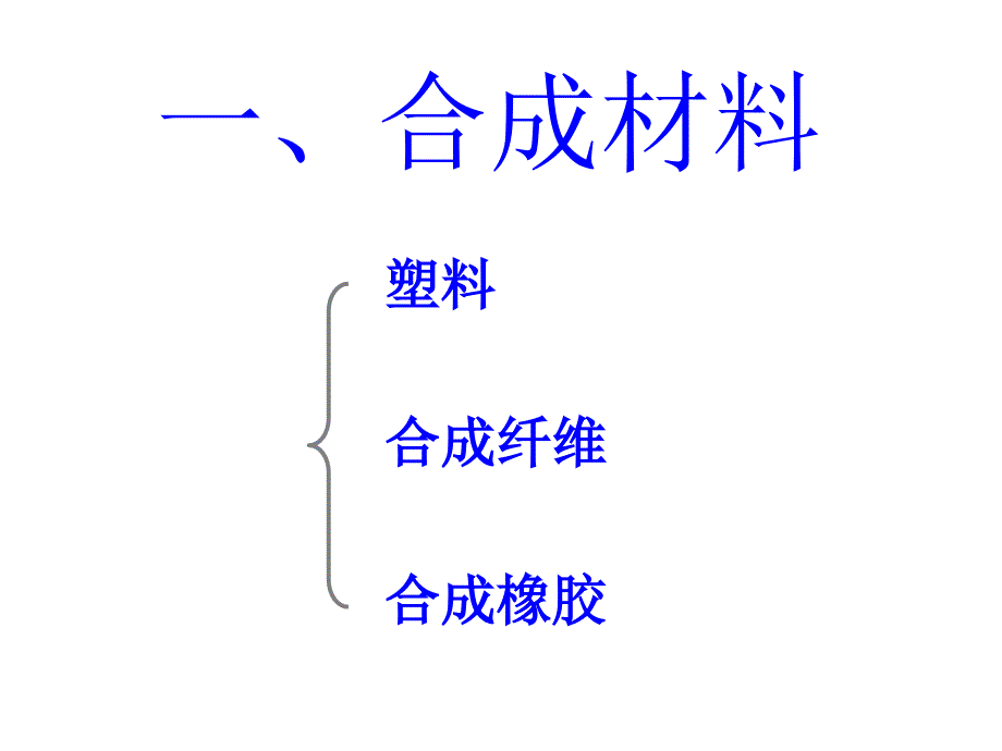 化学：3.4《塑料、纤维和橡胶》ppt幻灯片(新人教版-选修1).ashx_第2页