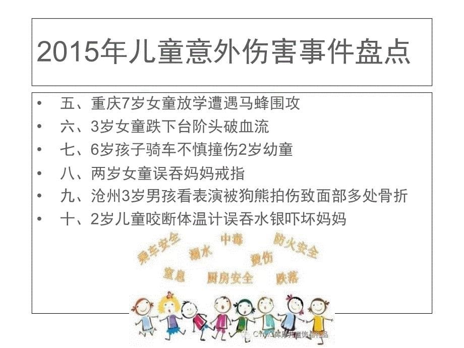 儿童意外伤害的预防和处理课件_第5页