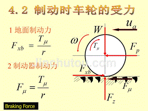 4.2 制动时车轮的受力学分析 北京航空航天大学汽车运用工程基础