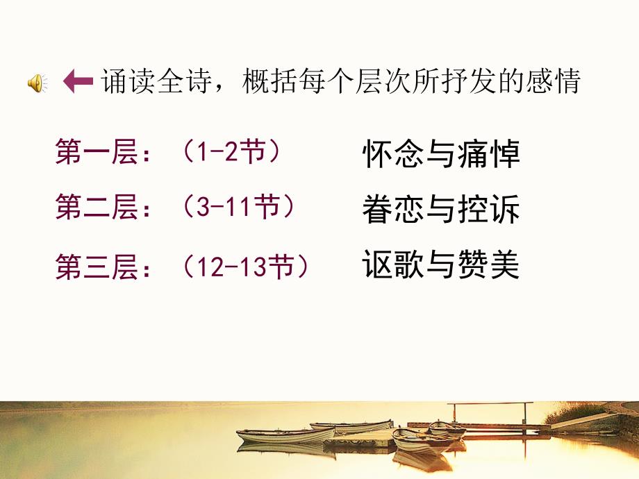 [中学联盟]山西省怀仁县巨子学校高中部高一语文课件：第一单元大堰河——我的保姆.ppt_第4页