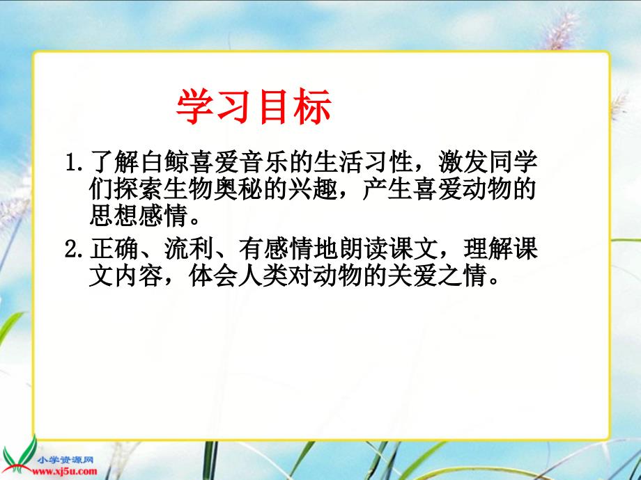 [五年级语文]西师大版四年级语文下册《白鲸1》ppt课件_第2页