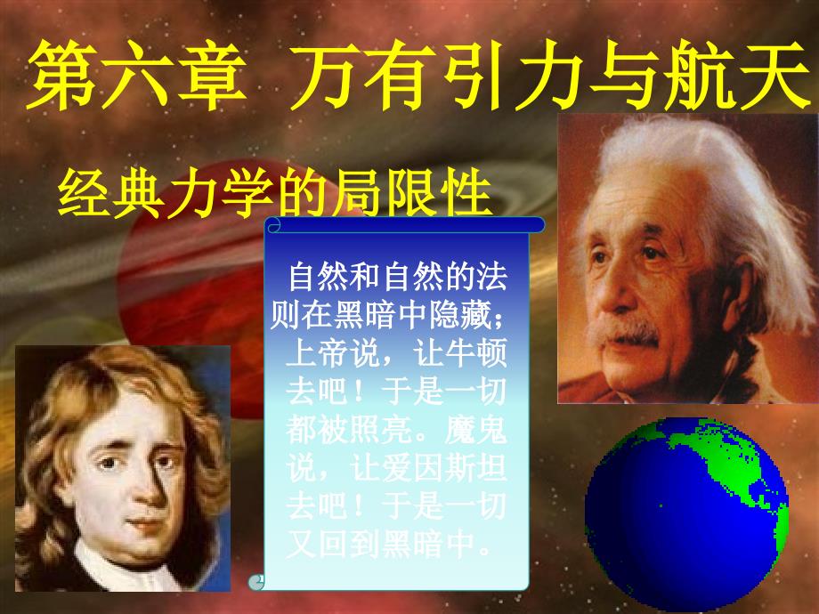 经典力学的局限性幻灯片（共32张ppt）_第1页