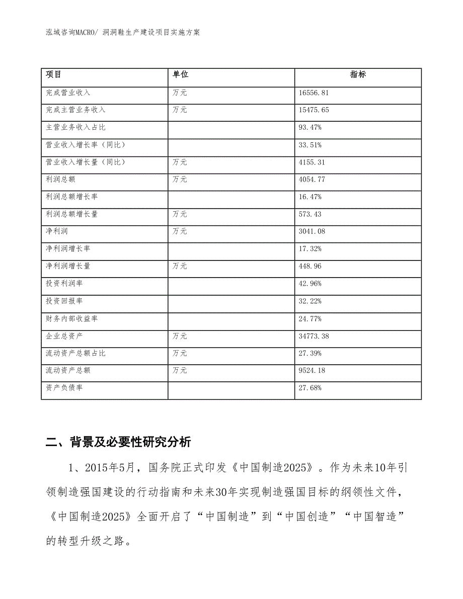 洞洞鞋生产建设项目实施方案(总投资15017.62万元)_第2页