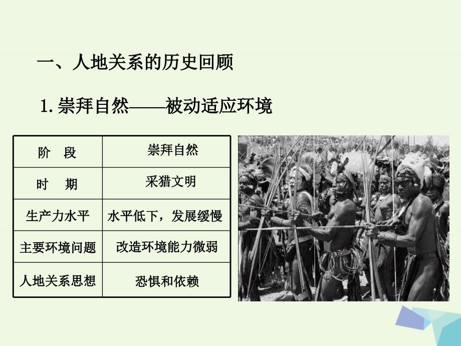 高中地理第6章人类与地理环境的协调发展第1节人地关系思想的演变幻灯片_第2页