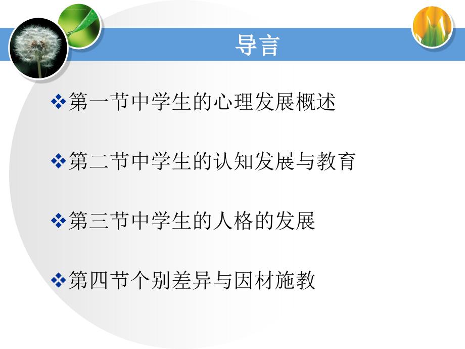 教育心理学-第二章中学生心理发展与教育课件_第2页