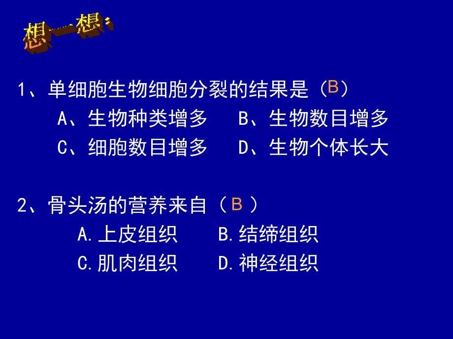 北师大版七年级生物上册-第二单元第四章第二节生物体的器官、系统_第5页