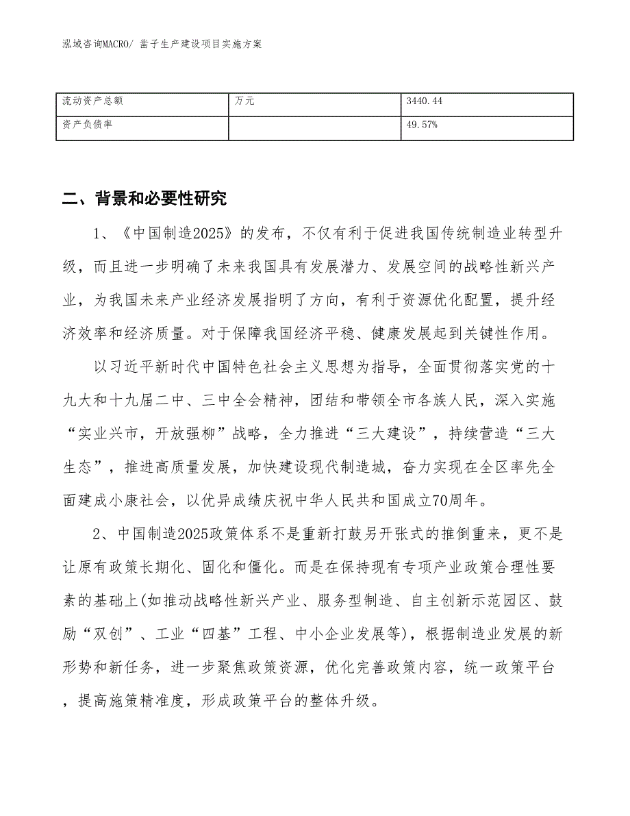 凿子生产建设项目实施方案(总投资5960.00万元)_第3页