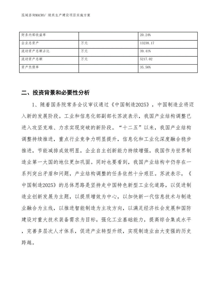 绫类生产建设项目实施方案(总投资5977.95万元)_第3页