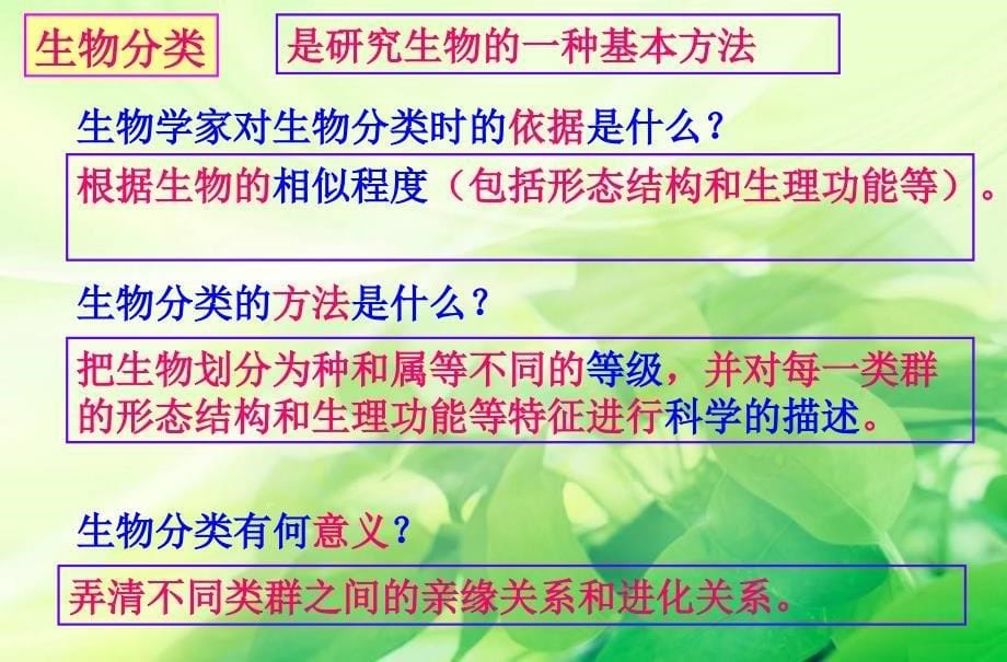 精品中学ppt幻灯片.1.2(八年级新教材)第二节-从种到界_第5页