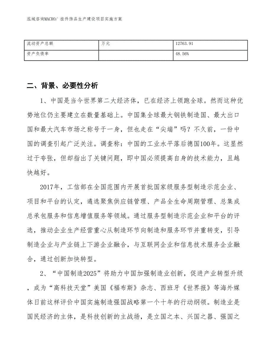 挂件饰品生产建设项目实施方案(总投资20980.30万元)_第3页