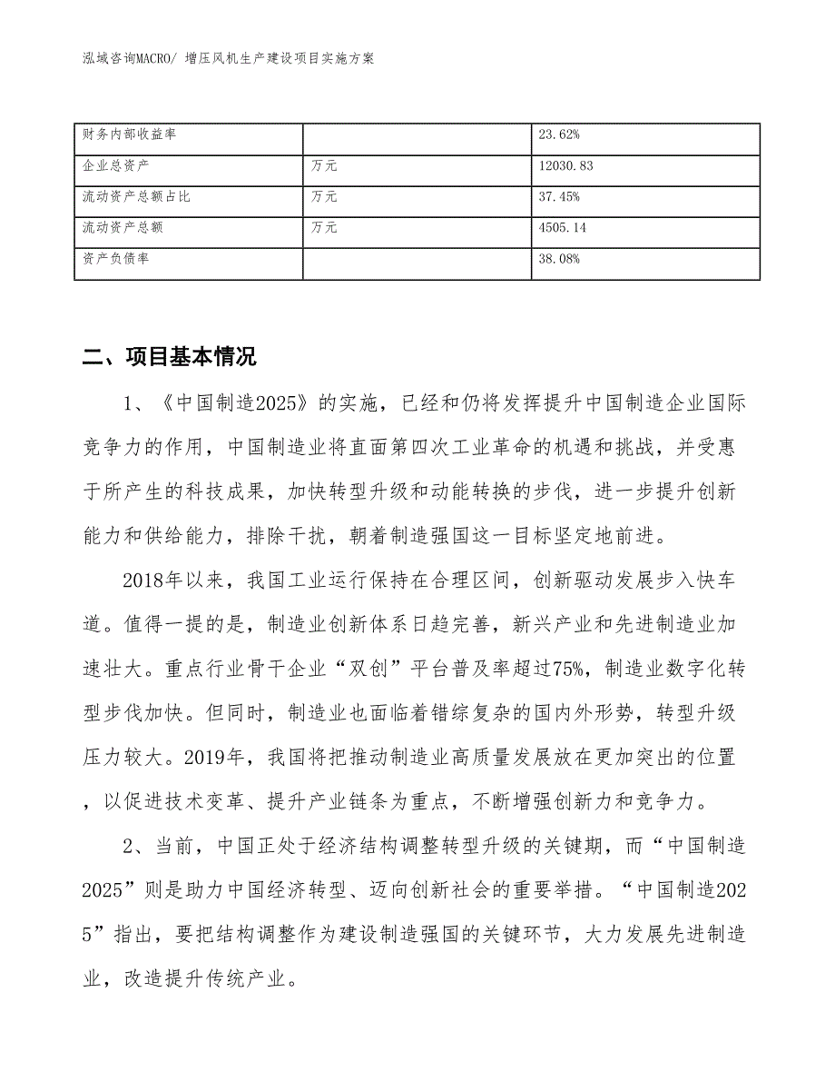 除尘风机生产建设项目实施方案(总投资15288.40万元)_第3页