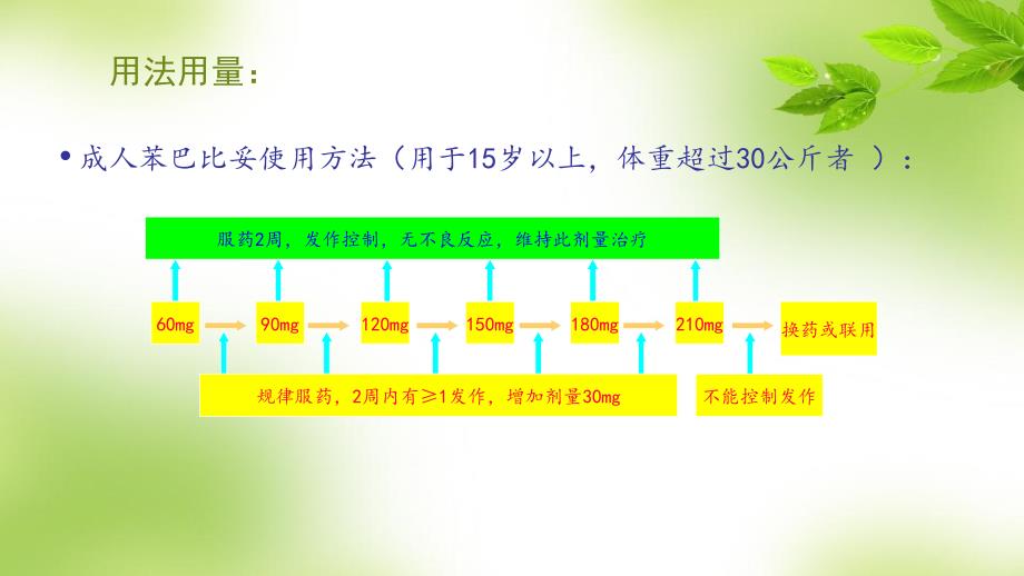 苯巴比妥片、丙戊酸钠片说明书课件_第4页