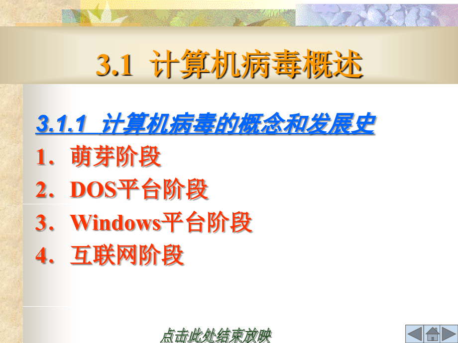 [院校资料]第3章  计算机病毒及防治_第4页