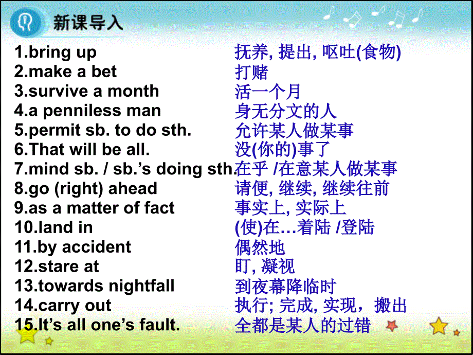 Unit 3 The Million Pound Bank-Note Period 2 Vocabulary-人教版ppt课件 必修3课件_第4页