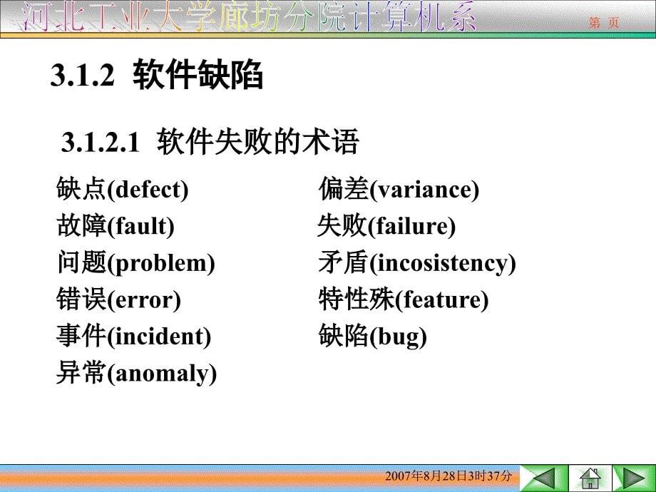 [计算机]第 3 章 软件缺陷与测试定义_第5页