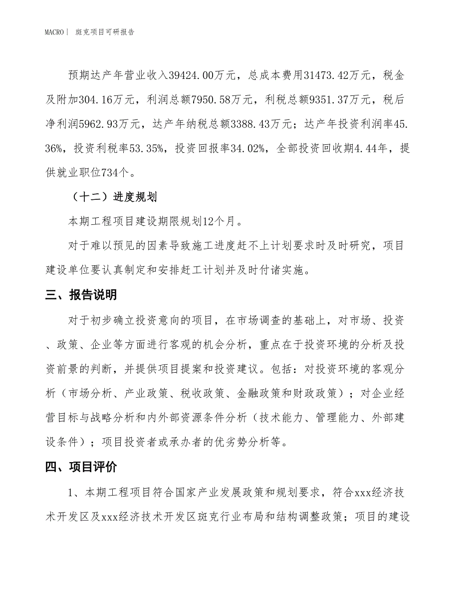 斑克项目可研报告_第4页