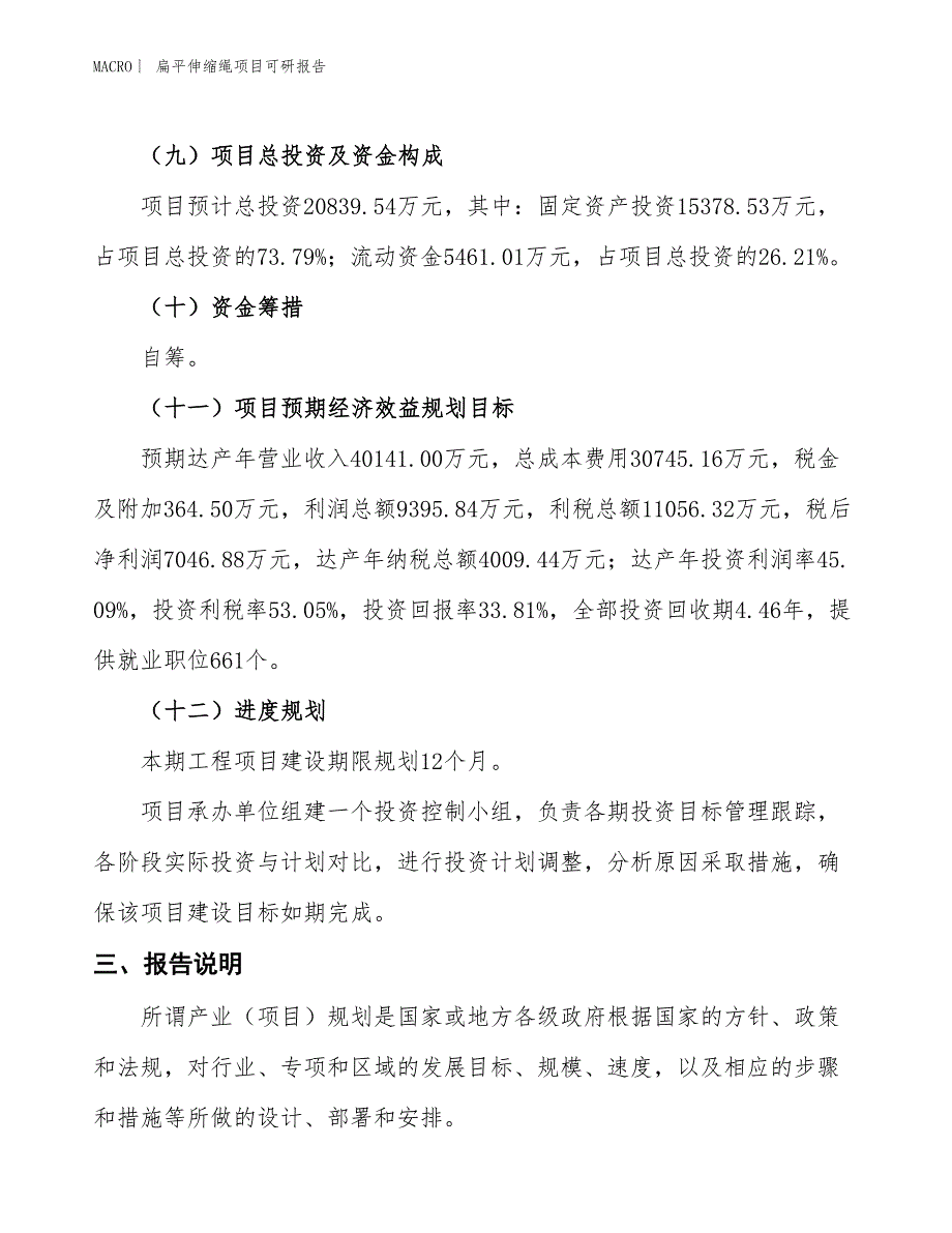 扁平伸缩绳项目可研报告_第4页