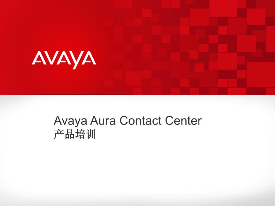 avaya呼叫中心介绍_第1页