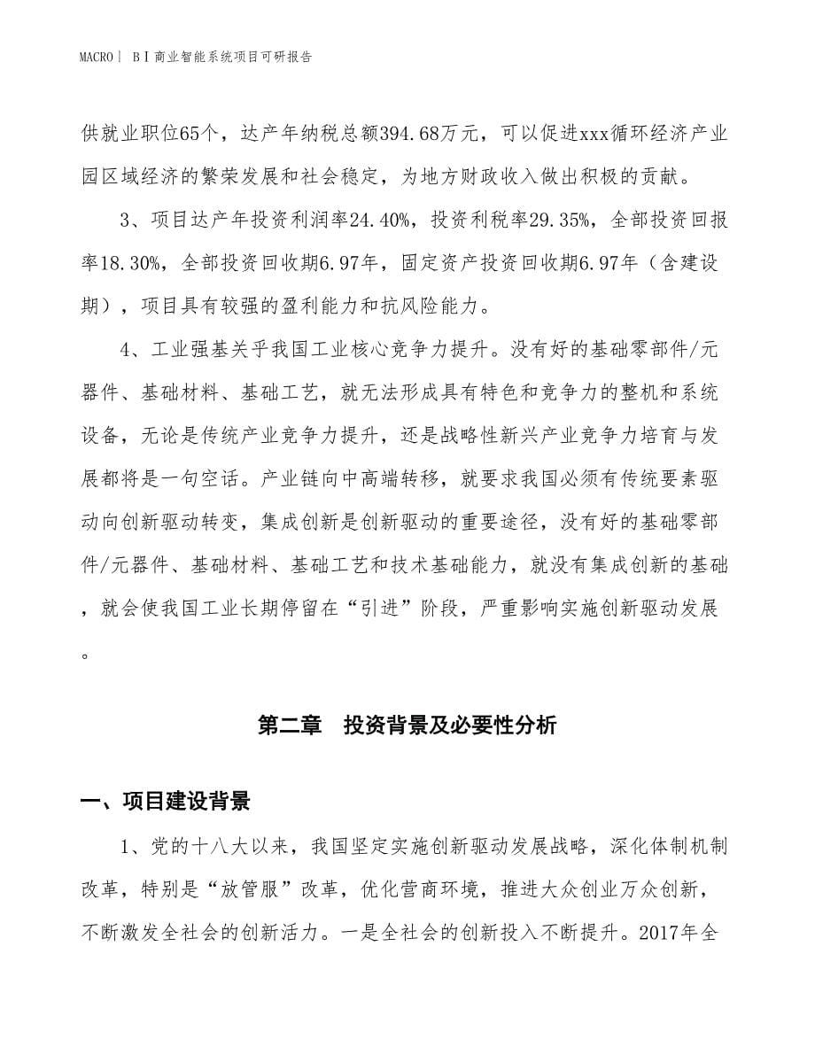 BⅠ商业智能系统项目可研报告_第5页