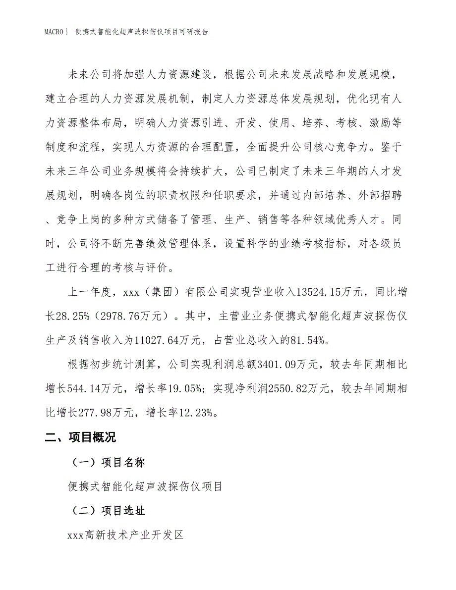 便携式智能化超声波探伤仪项目可研报告_第2页