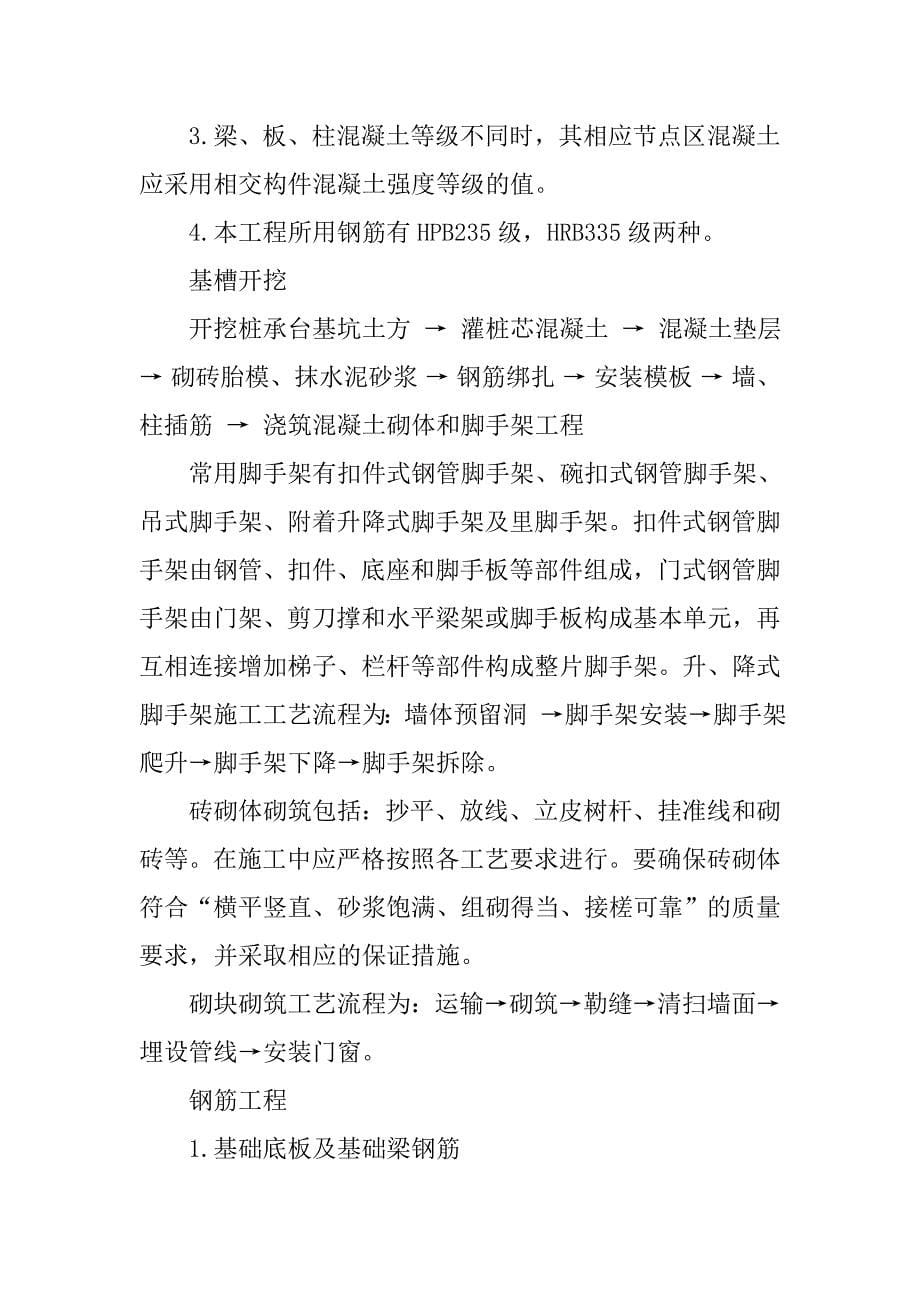 建筑施工实习报告5000字.doc_第5页