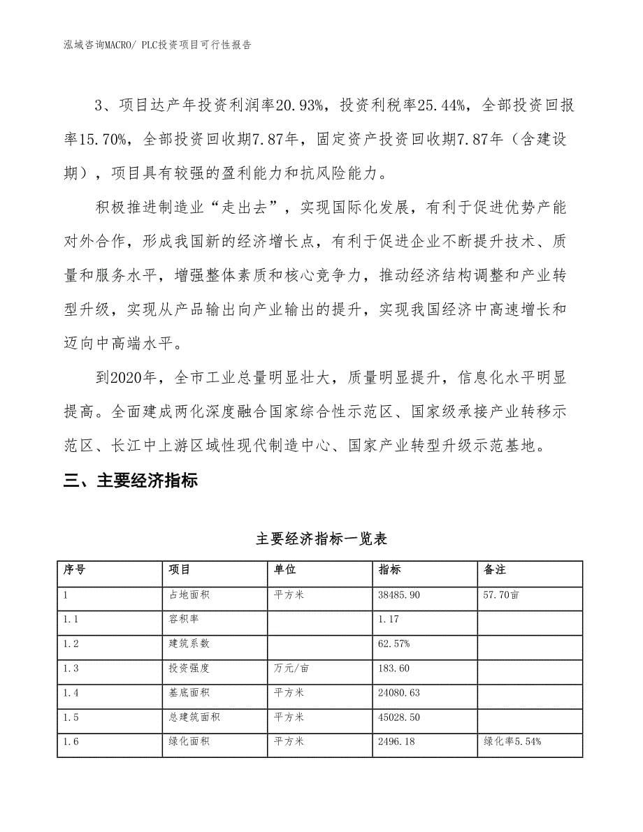 PLC投资项目可行性报告(总投资17234.97万元)_第5页