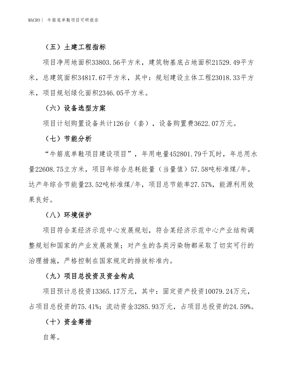 牛筋底单鞋项目可研报告_第3页